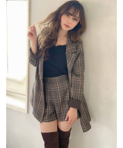 RESEXXY（リゼクシー）の「ハイウエストショートパンツ【セットアップ着用可能】（その他パンツ・レディース・その他/モカ/その他1・FREE）」の5枚目の写真