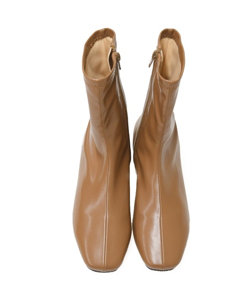 NOFALL(ノーフォール)の「スクエアトゥストレッチミディアムブーツ(ブーツ・レディース・ブラック/アイボリー/モカ/グレー系その他/グリーン系その他/グレイッシュベージュ・LL/3L/SS/S/M/L)」の13枚目の写真