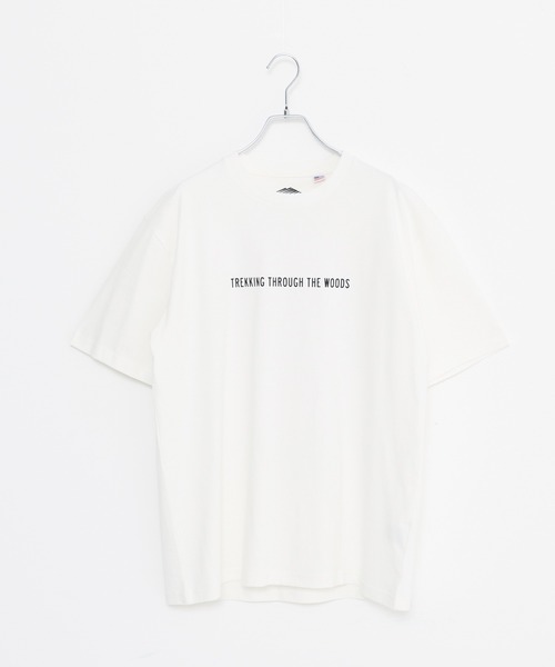 OUTDOOR PRODUCTS APPAREL(アウトドアプロダクツアパレル)の「USAコットン ヘビーウェイトグラフィックバックプリントTシャツ/ワンポイントブランドロゴ(Tシャツ/カットソー・メンズ・ホワイト/ブラック/ベージュ/ネイビー/カーキ/ホワイト系その他・MEDIUM/LARGE/X-LARGE)」の8枚目の写真