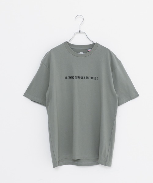 OUTDOOR PRODUCTS APPAREL(アウトドアプロダクツアパレル)の「USAコットン ヘビーウェイトグラフィックバックプリントTシャツ/ワンポイントブランドロゴ(Tシャツ/カットソー・メンズ・ホワイト/ブラック/ベージュ/ネイビー/カーキ/ホワイト系その他・MEDIUM/LARGE/X-LARGE)」の11枚目の写真
