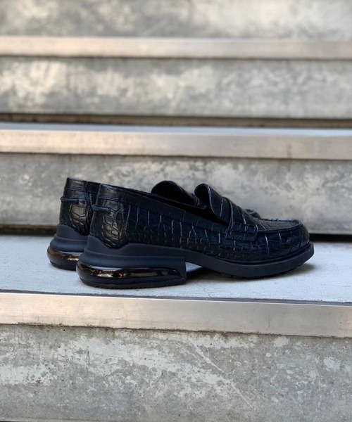 ASH（アッシュ）の「WEB限定【REX】BLクロコ レザーローファー（ローファー・レディース・ブラック・38/39/35/36/37）」の3枚目の写真