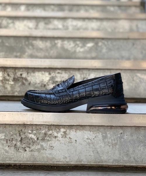 ASH（アッシュ）の「WEB限定【REX】BLクロコ レザーローファー（ローファー・レディース・ブラック・38/39/35/36/37）」の4枚目の写真