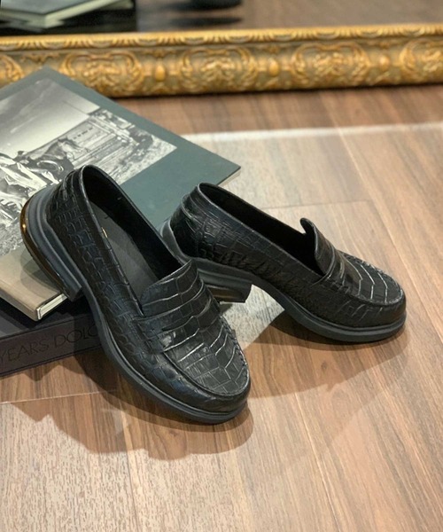 ASH（アッシュ）の「WEB限定【REX】BLクロコ レザーローファー（ローファー・レディース・ブラック・38/39/35/36/37）」の13枚目の写真