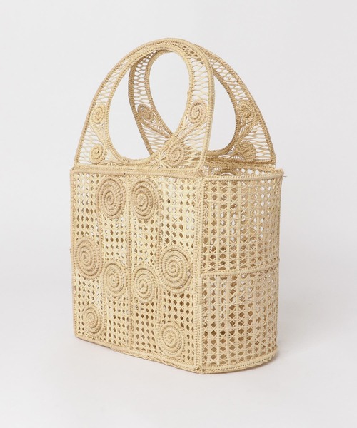 URBAN RESEARCH ROSSO WOMEN(アーバンリサーチ ロッソ)の「JARDIN DEL CIELO CANASTO BAG(かごバッグ・レディース・ナチュラル・-)」の4枚目の写真