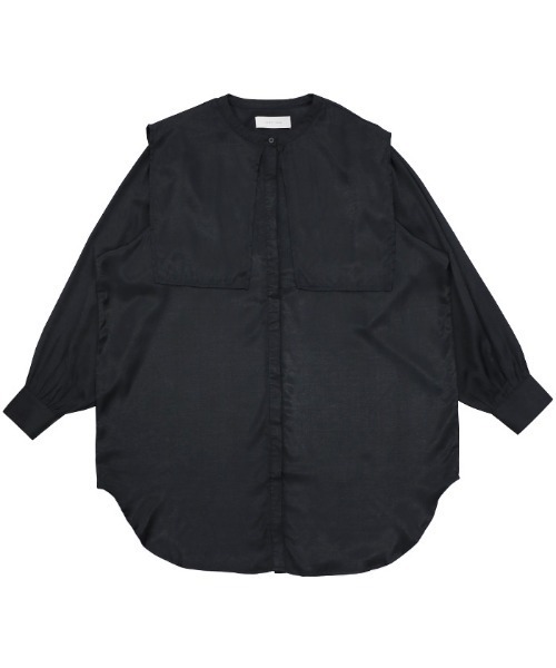 select MOCA(セレクトモカ)の「2021 AW スタンドネックケープカラーブラウス(シャツ/ブラウス・レディース・ホワイト/ブラック/ブルーグレー・FREE)」の22枚目の写真