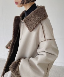 PAGEBOY | フェイクレザーB-3ブルゾン(ブルゾン)