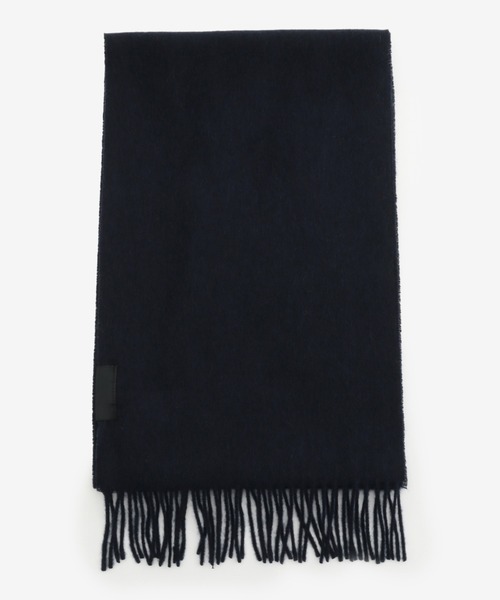 TOMMY HILFIGER（トミーヒルフィガー）の「ロゴウールマフラー（ストール/ショール・メンズ・ネイビー/グレー・FREE）」の5枚目の写真