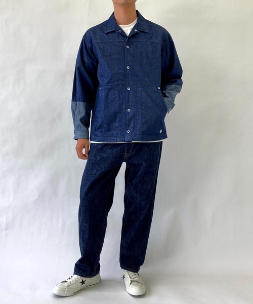 BROOKLYN OVERALL（ブルックリンオーバーオール）の「袖切り替え デニムカバーオール（ブルゾン・メンズ・ネイビー/その他1・MEDIUM/LARGE）」の11枚目の写真