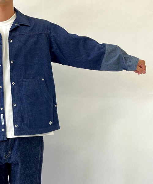 BROOKLYN OVERALL（ブルックリンオーバーオール）の「袖切り替え デニムカバーオール（ブルゾン・メンズ・ネイビー/その他1・MEDIUM/LARGE）」の15枚目の写真