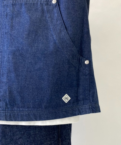 BROOKLYN OVERALL（ブルックリンオーバーオール）の「袖切り替え デニムカバーオール（ブルゾン・メンズ・ネイビー/その他1・MEDIUM/LARGE）」の17枚目の写真