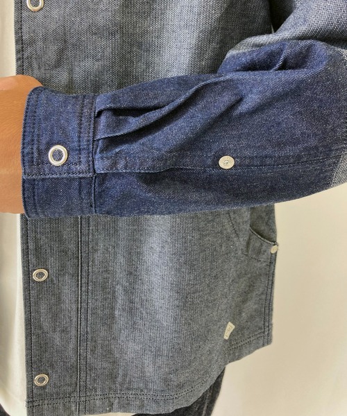 BROOKLYN OVERALL（ブルックリンオーバーオール）の「袖切り替え デニムカバーオール（ブルゾン・メンズ・ネイビー/その他1・MEDIUM/LARGE）」の20枚目の写真