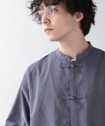 RAGEBLUE | スウェードタッチ/チャイナシャツ/203121(シャツ/ブラウス)