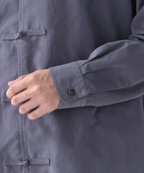 RAGEBLUE(レイジブルー)の「スウェードタッチ/チャイナシャツ/203121(シャツ/ブラウス・メンズ・パープル/ダークグレー・FREE)」の14枚目の写真