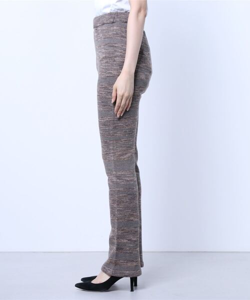 JANE SMITH / JOHN SMITH（ジェーンスミスジョンスミス）の「JANE SMITH:フレアニットパンツ（その他パンツ・レディース・ベージュ・ONE SIZE）」の3枚目の写真