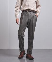 District | ＜District (ディストリクト) ＞ ハウンドトゥース 1プリーツ パンツ(スラックス)