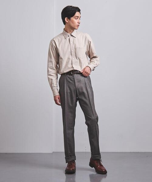 District（ディストリクト）の「＜District (ディストリクト) ＞ ハウンドトゥース 1プリーツ パンツ（スラックス・メンズ・ブラウン・44/46/48/50/42）」の5枚目の写真