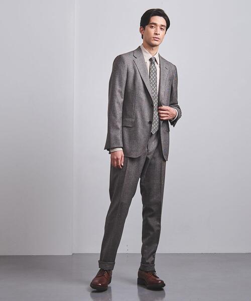 District（ディストリクト）の「＜District (ディストリクト) ＞ ハウンドトゥース 1プリーツ パンツ（スラックス・メンズ・ブラウン・44/46/48/50/42）」の8枚目の写真