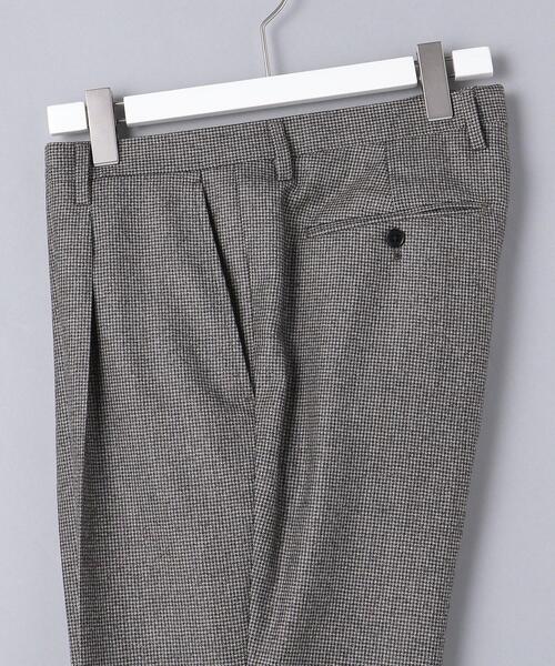 District（ディストリクト）の「＜District (ディストリクト) ＞ ハウンドトゥース 1プリーツ パンツ（スラックス・メンズ・ブラウン・44/46/48/50/42）」の11枚目の写真