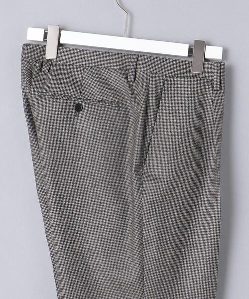 District（ディストリクト）の「＜District (ディストリクト) ＞ ハウンドトゥース 1プリーツ パンツ（スラックス・メンズ・ブラウン・44/46/48/50/42）」の12枚目の写真