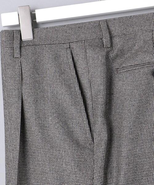 District（ディストリクト）の「＜District (ディストリクト) ＞ ハウンドトゥース 1プリーツ パンツ（スラックス・メンズ・ブラウン・44/46/48/50/42）」の14枚目の写真