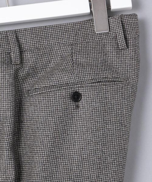 District（ディストリクト）の「＜District (ディストリクト) ＞ ハウンドトゥース 1プリーツ パンツ（スラックス・メンズ・ブラウン・44/46/48/50/42）」の15枚目の写真