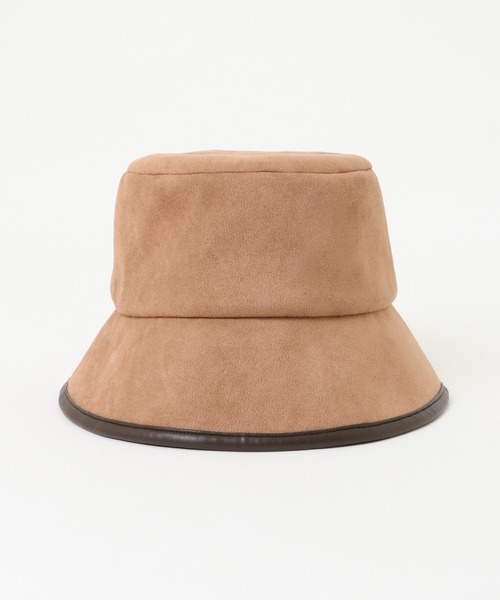 ikka（イッカ）の「スエードパイピングバケットハット（ハット・レディース・ブラック/ベージュ/ピンク・FREE）」の13枚目の写真