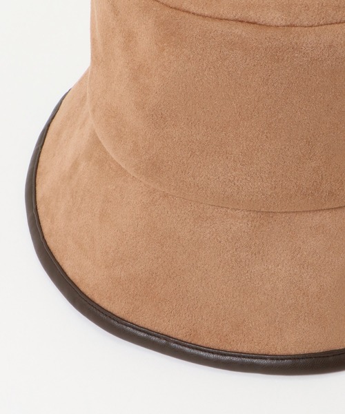 ikka（イッカ）の「スエードパイピングバケットハット（ハット・レディース・ブラック/ベージュ/ピンク・FREE）」の10枚目の写真