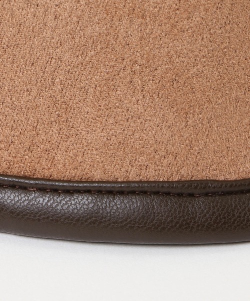 ikka（イッカ）の「スエードパイピングバケットハット（ハット・レディース・ブラック/ベージュ/ピンク・FREE）」の5枚目の写真