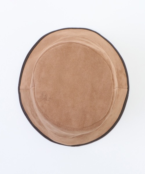 ikka（イッカ）の「スエードパイピングバケットハット（ハット・レディース・ブラック/ベージュ/ピンク・FREE）」の12枚目の写真