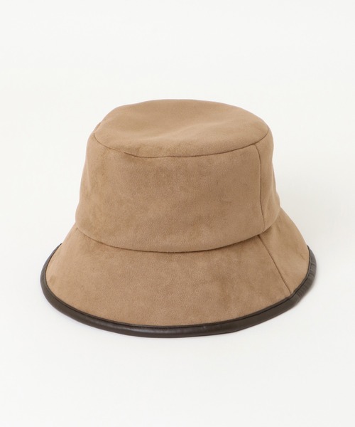 ikka（イッカ）の「スエードパイピングバケットハット（ハット・レディース・ブラック/ベージュ/ピンク・FREE）」の14枚目の写真