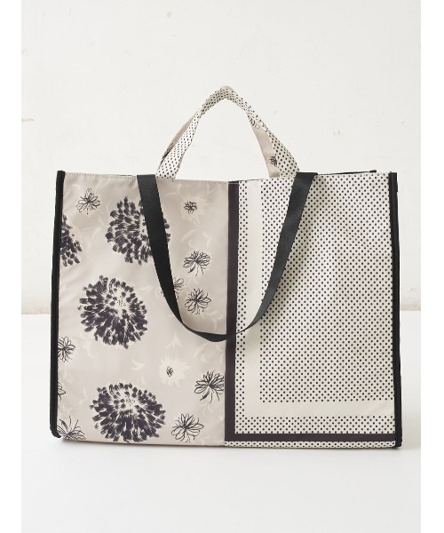 BEARDSLEY（ビアズリー）の「保冷ショッピングバッグ（その他雑貨・レディース・ブラック/キャメル・FREE）」の2枚目の写真