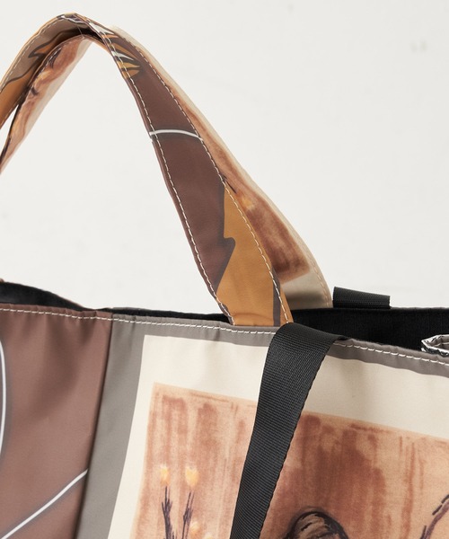 BEARDSLEY（ビアズリー）の「保冷ショッピングバッグ（その他雑貨・レディース・ブラック/キャメル・FREE）」の4枚目の写真