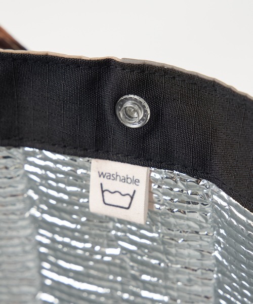 BEARDSLEY（ビアズリー）の「保冷ショッピングバッグ（その他雑貨・レディース・ブラック/キャメル・FREE）」の7枚目の写真