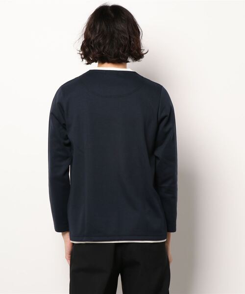 SPENDY'S Store（スペンディーズストア）の「フェイクレイヤードスウェット（スウェット・メンズ・グレー/ネイビー/カーキ・M/LL/L）」の5枚目の写真