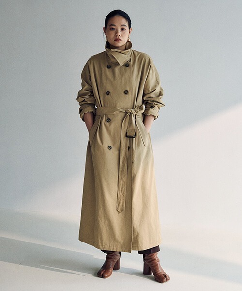 CREDONA（クレドナ）の「スタンドカラートレンチコート（トレンチ