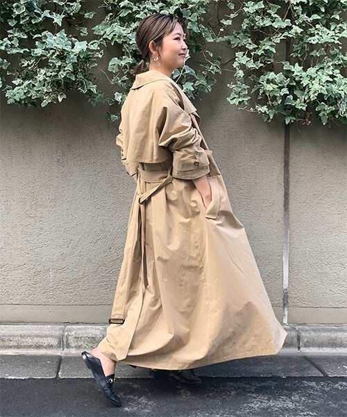 CREDONA（クレドナ）の「スタンドカラートレンチコート（トレンチコート・レディース・ベージュ・FREE）」の21枚目の写真