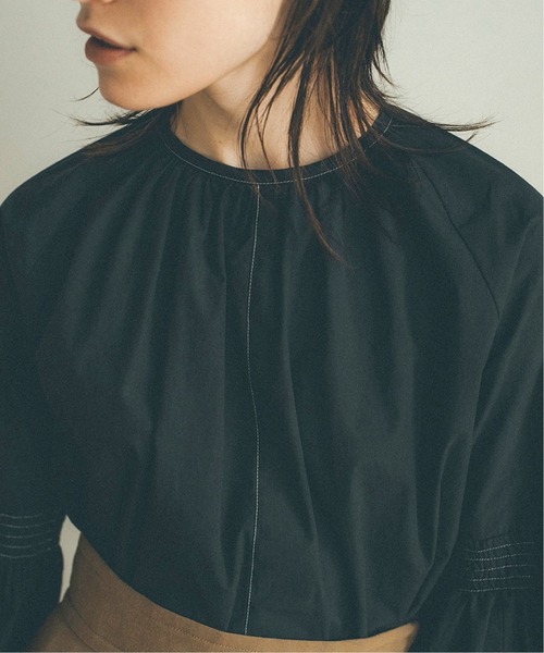 STUDIOUS - クラネ SHIRRING PUFF SLEEVE ブラウス【手洗い可】 SLOBE IENA（スローブイエナ）の「【CLANE/クラネ】SHIRRING