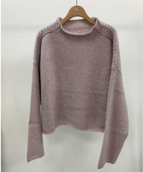 PUAL CE CIN（ピュアルセシン）の「ホワイトヤク プルオーバー（ニット/セーター・レディース・アイボリー/ベージュ/ミント/ピンク/ライトピンク・FREE）」の7枚目の写真