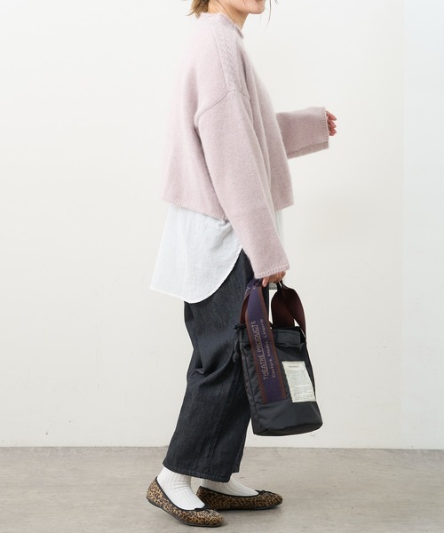 PUAL CE CIN（ピュアルセシン）の「ホワイトヤク プルオーバー（ニット/セーター・レディース・アイボリー/ベージュ/ミント/ピンク/ライトピンク・FREE）」の18枚目の写真