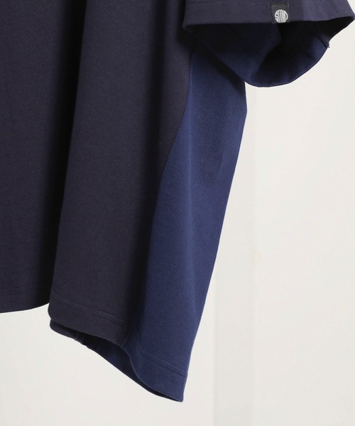 VALLIS by FACTOTUM(ヴァリスバイファクトタム)の「【VALLIS by FACTOTUM】別注サイドカットリメイクビッグTee(Tシャツ/カットソー・メンズ・ネイビー・SMALL)」の7枚目の写真