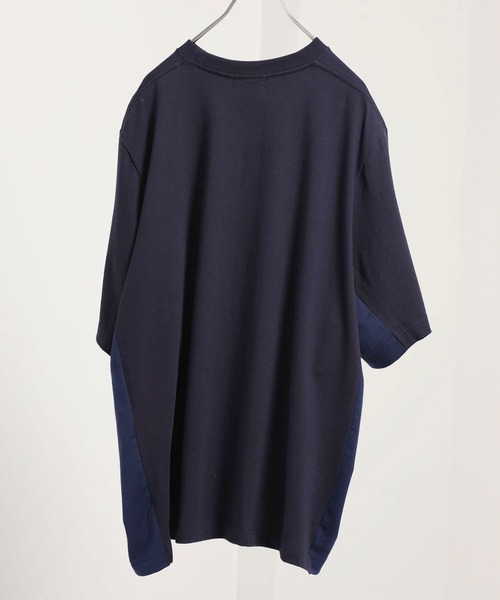VALLIS by FACTOTUM(ヴァリスバイファクトタム)の「【VALLIS by FACTOTUM】別注サイドカットリメイクビッグTee(Tシャツ/カットソー・メンズ・ネイビー・SMALL)」の8枚目の写真