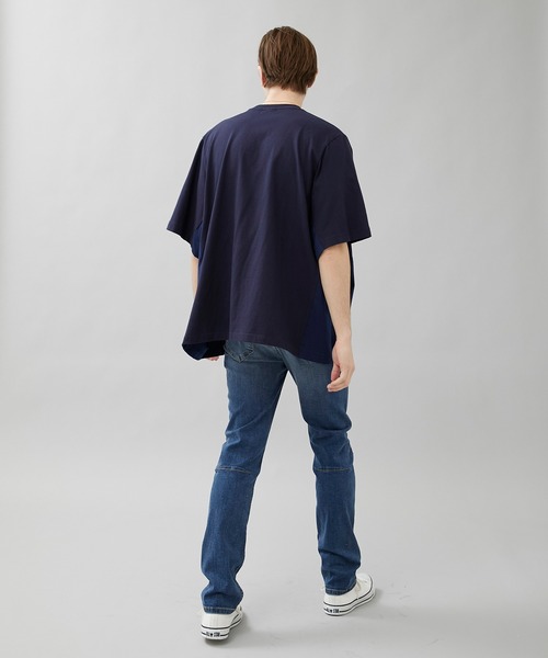 VALLIS by FACTOTUM(ヴァリスバイファクトタム)の「【VALLIS by FACTOTUM】別注サイドカットリメイクビッグTee(Tシャツ/カットソー・メンズ・ネイビー・SMALL)」の11枚目の写真