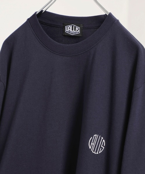 VALLIS by FACTOTUM(ヴァリスバイファクトタム)の「【VALLIS by FACTOTUM】別注サイドカットリメイクビッグTee(Tシャツ/カットソー・メンズ・ネイビー・SMALL)」の4枚目の写真