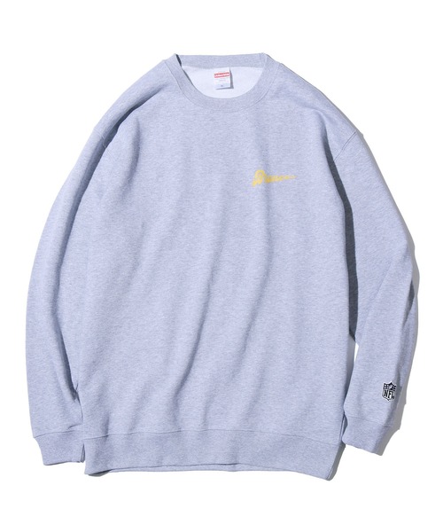 ROOPTOKYO（ループトウキョウ）の「ROOPTOKYOオリジナル NFL BRONCOS Sweat クルーネック カレッジロゴ ユニセックス ビッグシルエット デンバー・ブロンコス（スウェット・メンズ・グレー/ブラウン/サンドベージュ・M/L/XL）」の11枚目の写真