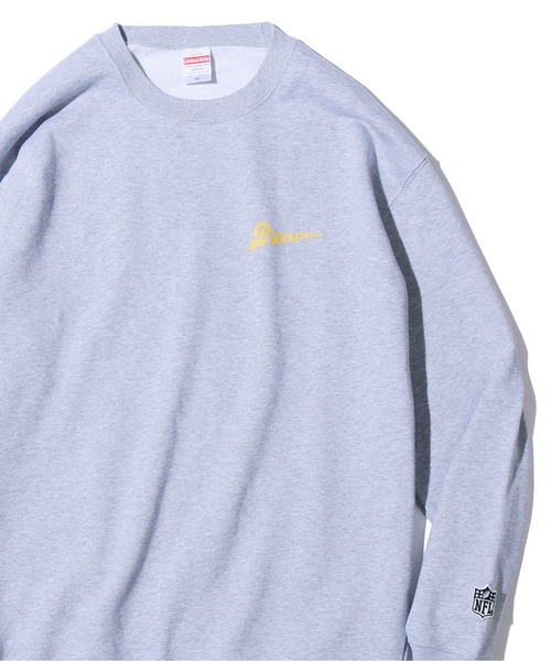 ROOPTOKYO（ループトウキョウ）の「ROOPTOKYOオリジナル NFL BRONCOS Sweat クルーネック カレッジロゴ ユニセックス ビッグシルエット デンバー・ブロンコス（スウェット・メンズ・グレー/ブラウン/サンドベージュ・M/L/XL）」の12枚目の写真