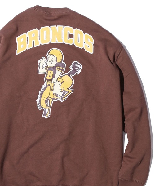 ROOPTOKYO（ループトウキョウ）の「ROOPTOKYOオリジナル NFL BRONCOS Sweat クルーネック カレッジロゴ ユニセックス ビッグシルエット デンバー・ブロンコス（スウェット・メンズ・グレー/ブラウン/サンドベージュ・M/L/XL）」の22枚目の写真