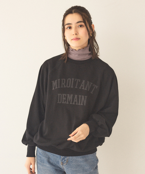 abahouse mavie（アバハウスマヴィ）の「ロゴ裏毛スウェット（スウェット・レディース・アイボリー/ブラック/ブラウン/グリーン/オフホワイト・フリー）」の21枚目の写真