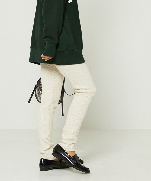 FREAK'S STORE（フリークスストア）の「杢リブレギンス（レギンス/スパッツ・レディース・ブラック/グレー/オフホワイト・ﾌﾘ-）」の8枚目の写真