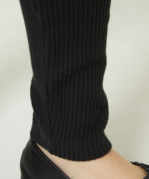 FREAK'S STORE（フリークスストア）の「杢リブレギンス（レギンス/スパッツ・レディース・ブラック/グレー/オフホワイト・ﾌﾘ-）」の12枚目の写真