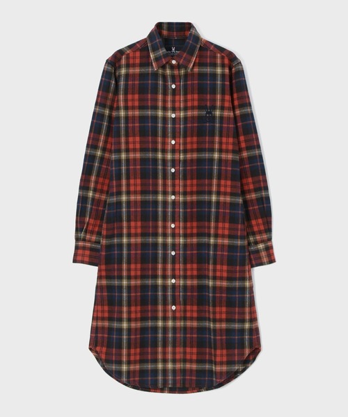 セール Women シャギーフランネル チェックワンピース シャツワンピース Psycho Bunny サイコバニー のファッション通販 Zozotown